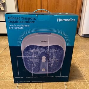 Homedics Blue and White Foot Spa